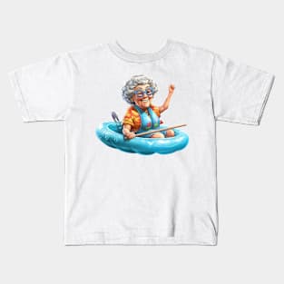 Summer Grandma #8 Kids T-Shirt